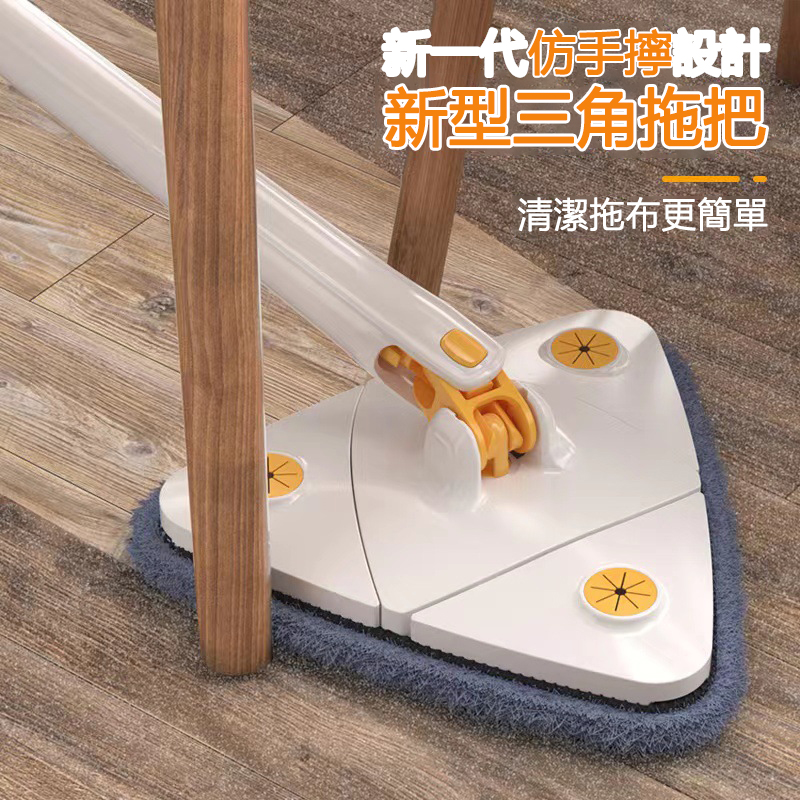 新款多功能仿手拖把，免手洗，有效清潔牆壁、浴室和天花板上的污漬。【让清洁更轻松】【模仿洗手清洁设计】【5 秒内快速吸水】【轻松到达灰尘位置】