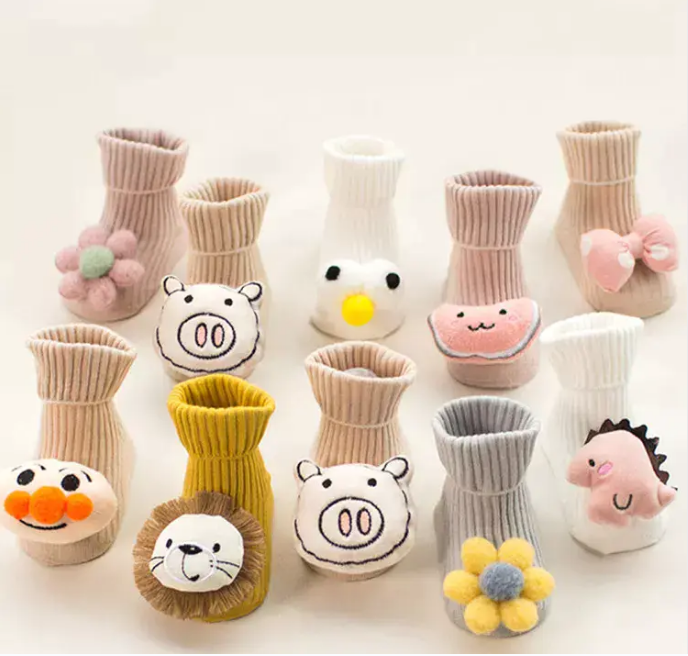 【寶寶學步襪】A纍精梳棉 無刺激 防滑軟底 防掉跟 春秋冬必備