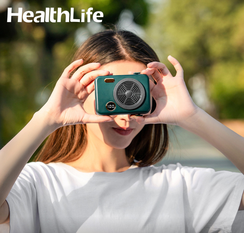 【限時特惠】HealthLife 迷你百變掛脖 USB 隨身風扇