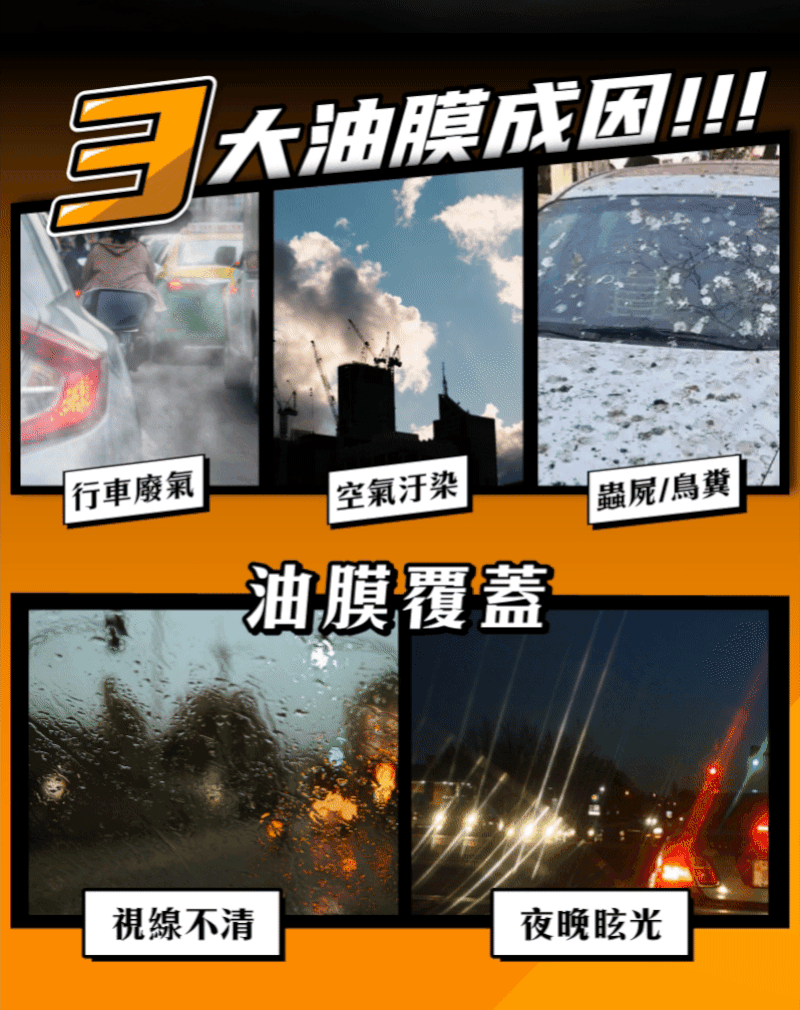 ZEROil零油膜玻璃淨視線不清晰行車不安全一罐輕鬆去油膜 ZEROil零油膜玻璃淨視線不清晰行車不安全一罐輕鬆去油膜